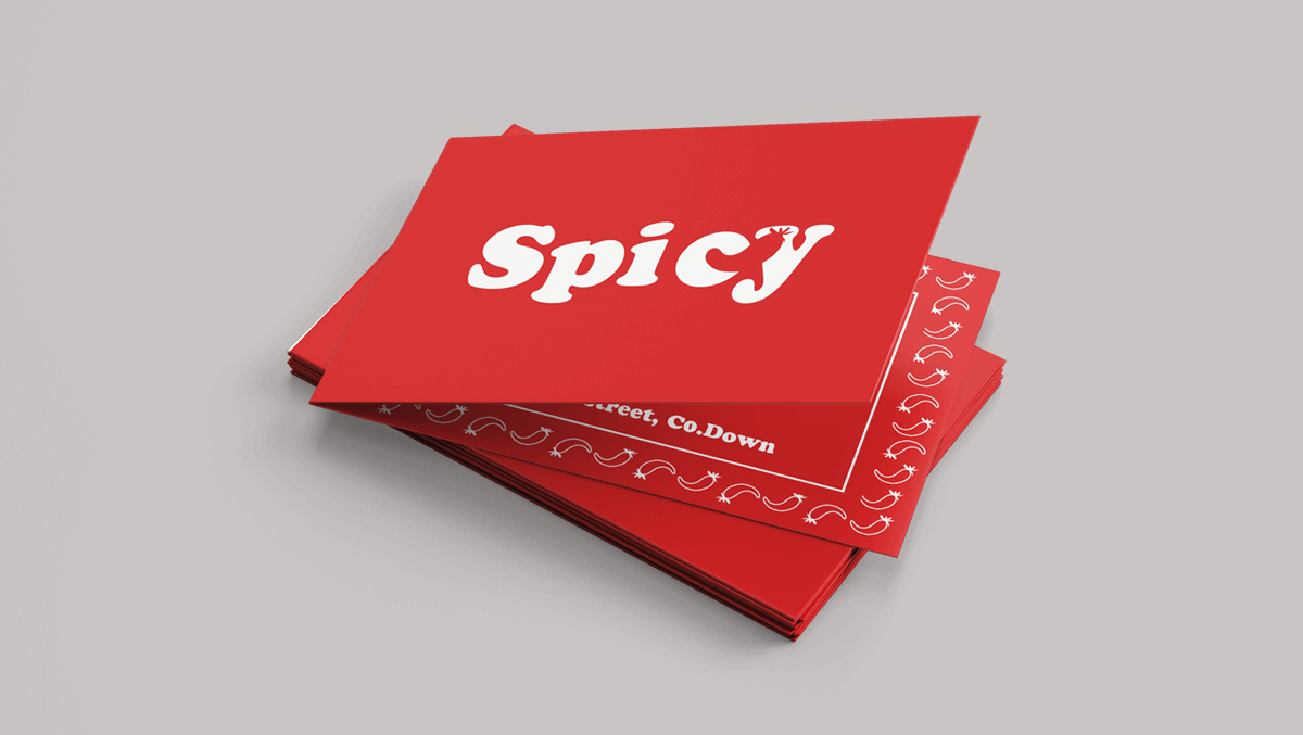 Colour Folded Business Cards